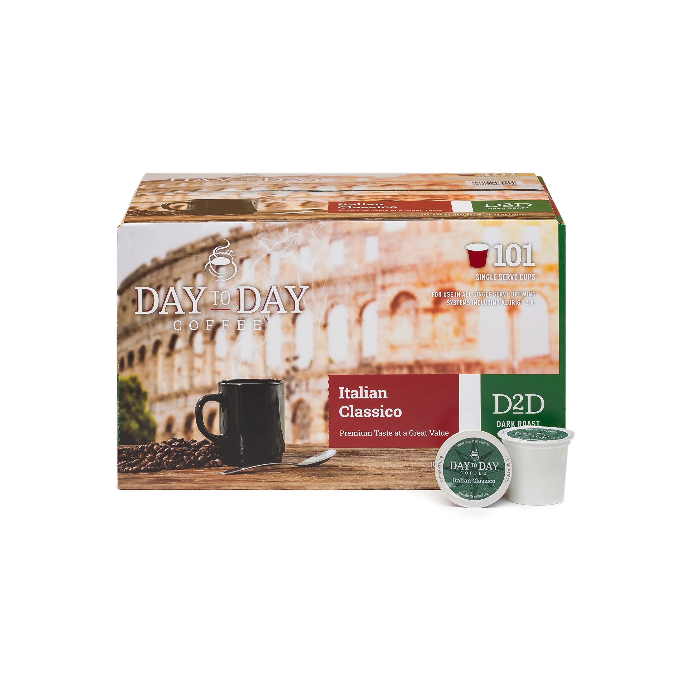 Italian Classico Single Serve Coffee Pods - Day to Day Coffee®