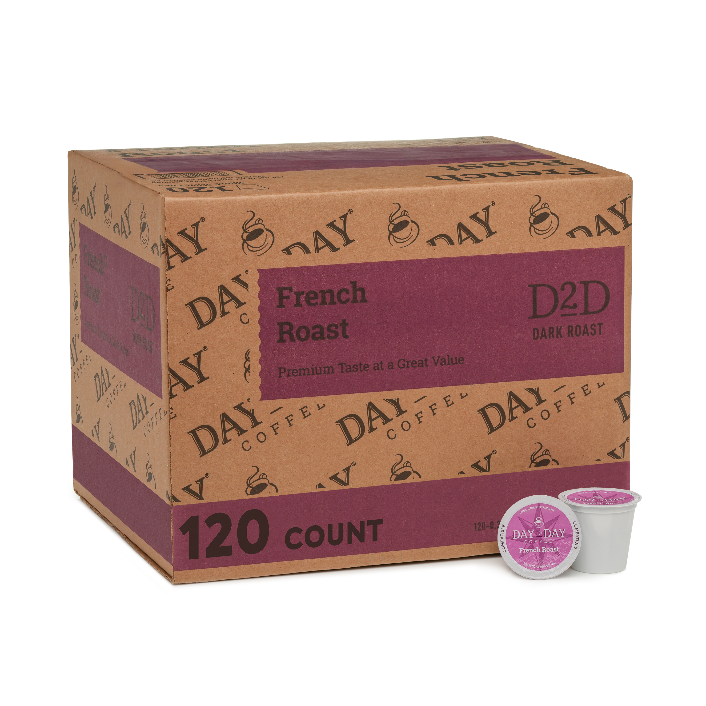 Day to Day French Roast Single Serve Coffee Pods – Day to Day Coffee®