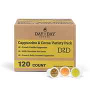 Cappuccino, Hot Cocoa Variety Pack Single Serve Coffee Pods