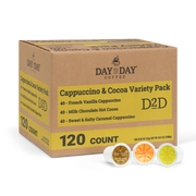 Cappuccino, Hot Cocoa Variety Pack Single Serve Coffee Pods