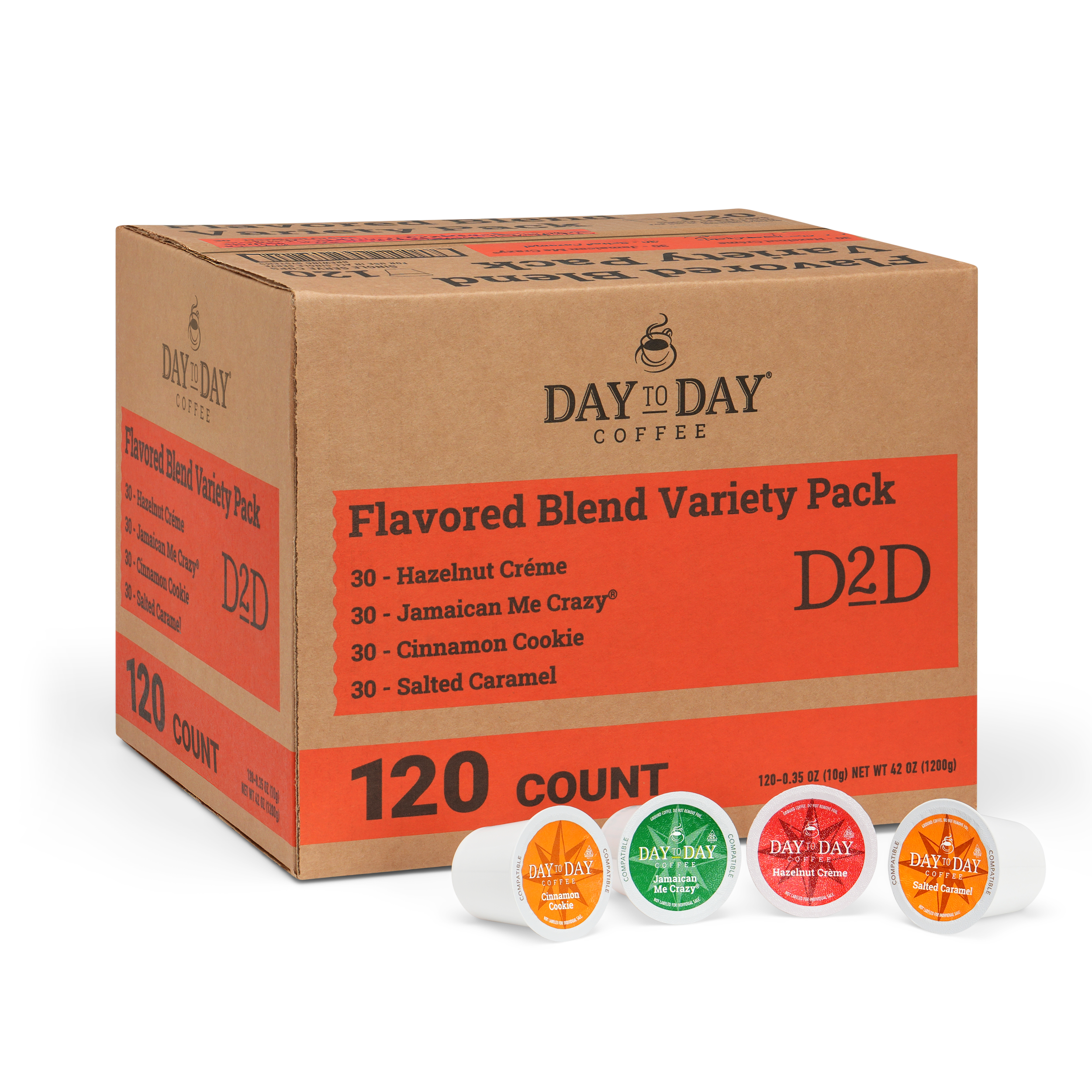 Variety Pack Light Roast Flavored Single Serve Coffee Pods