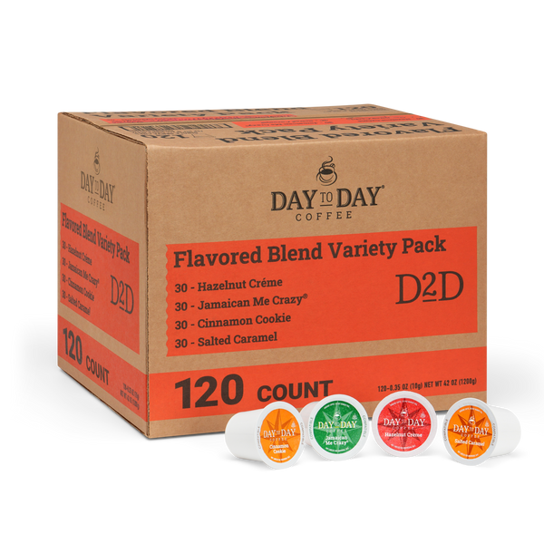 Day to Day Variety Pack Flavored Single Serve Coffee Pods – Day to