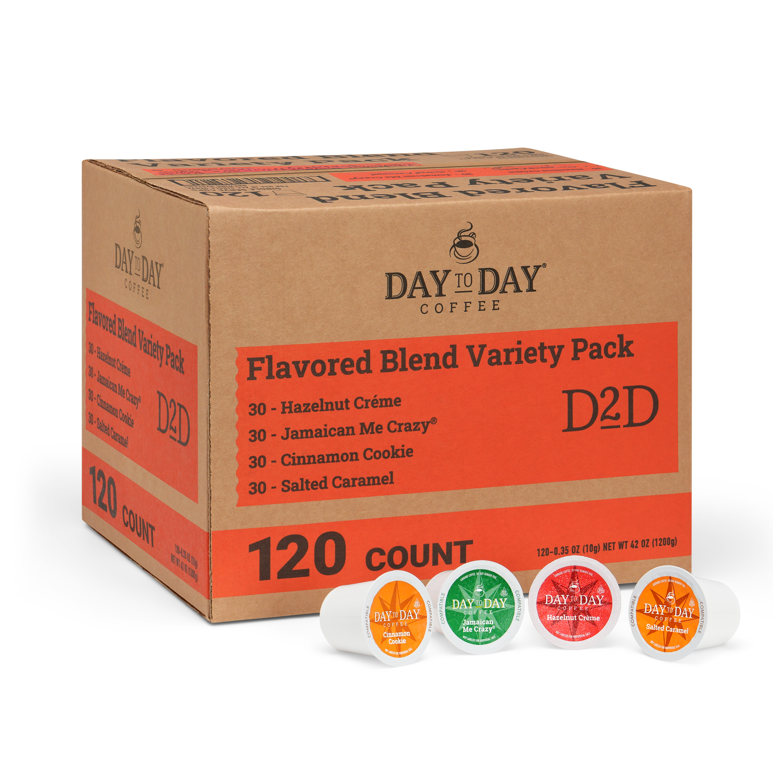 Variety Pack Light Roast Flavored Single Serve Coffee Pods