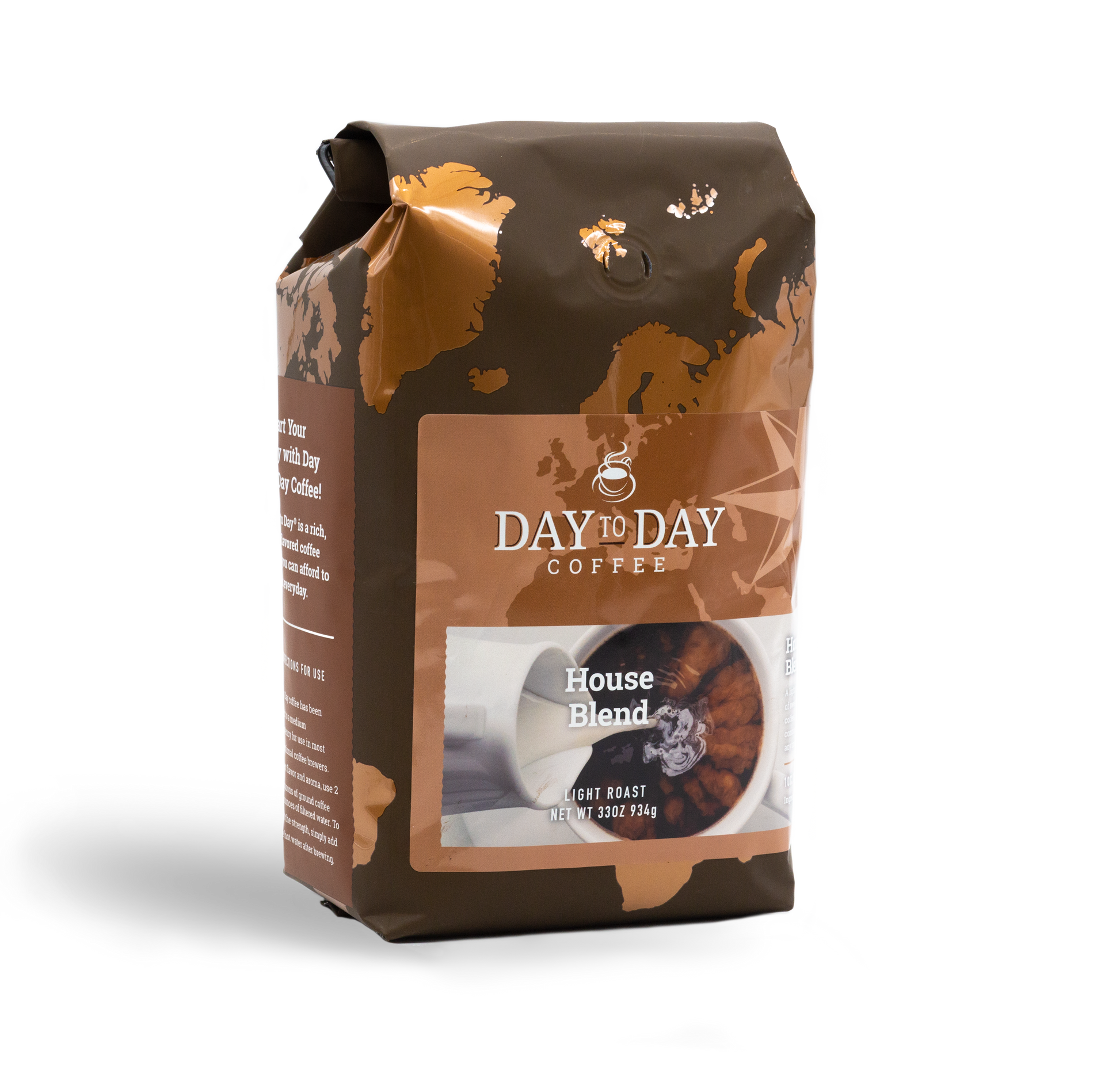 Day to day coffee 33oz house blend ground coffee