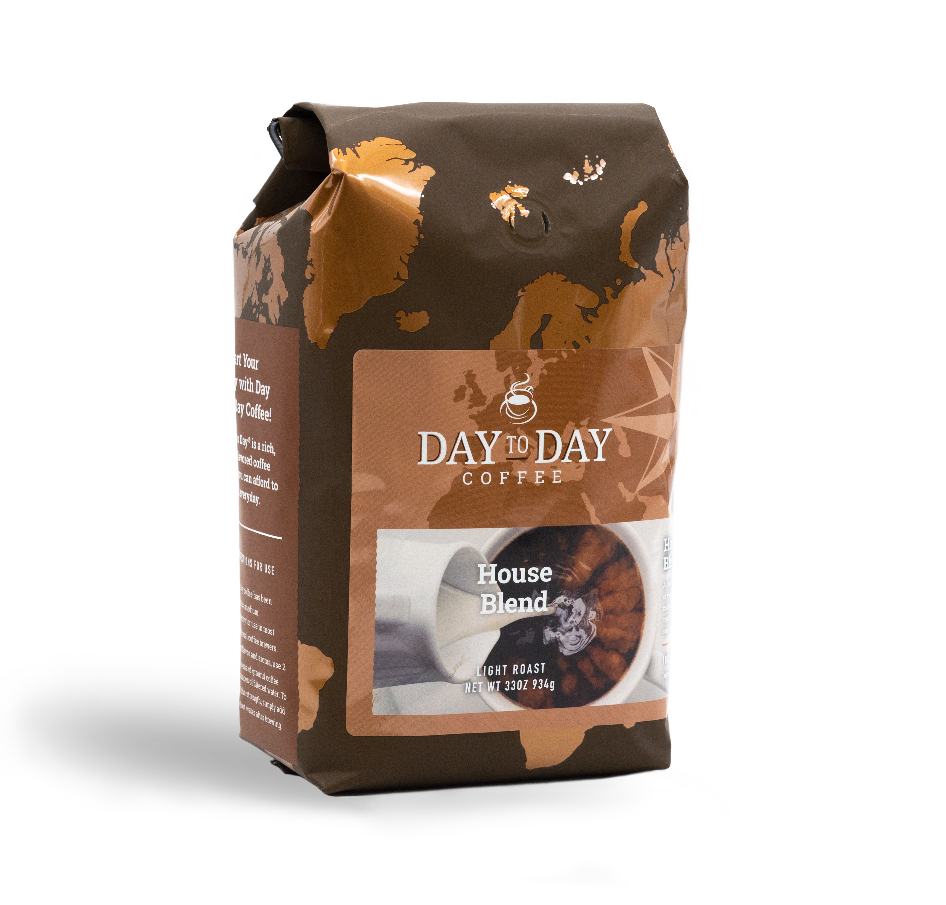 Day to day coffee 33oz house blend ground coffee